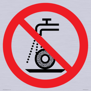 Prohibition: Do not use for wet grinding